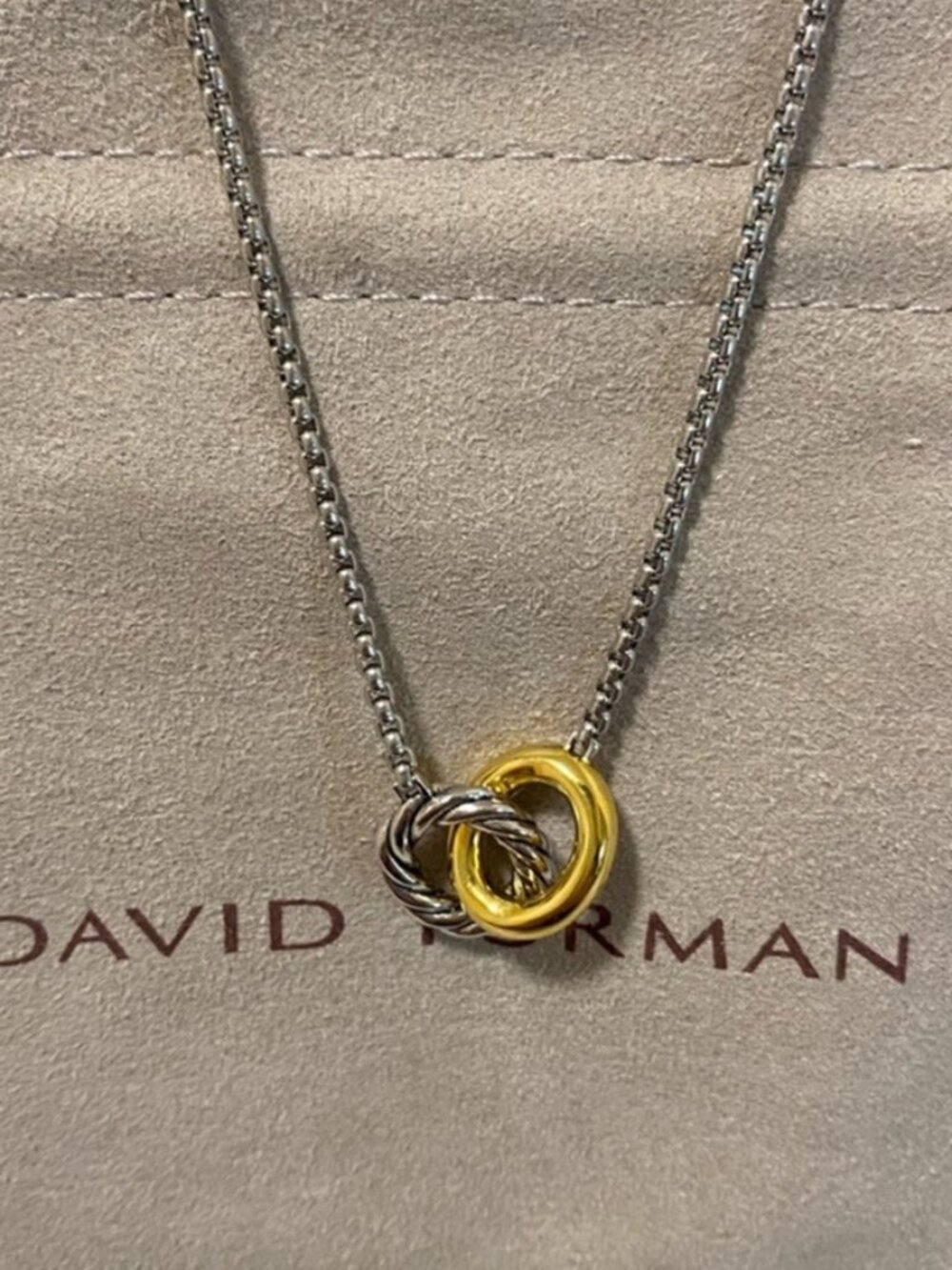 ✨David Yurman Interlocking Circles Necklace✨